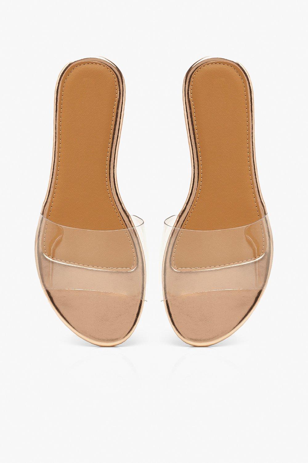 Slides with clear strap clearance